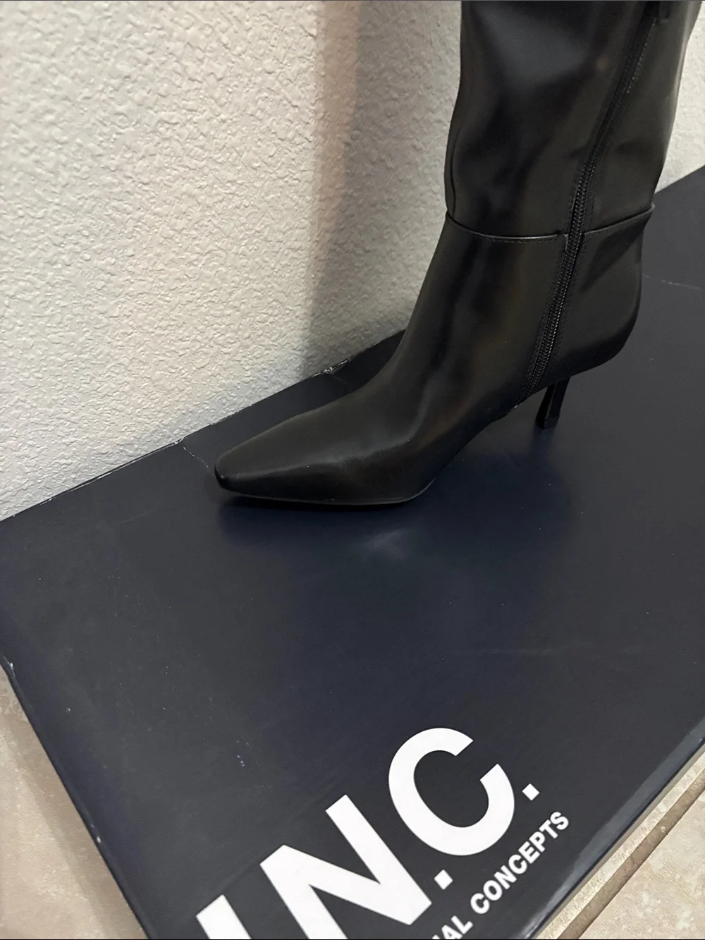 Over-the-Knee Boots with Pointed Toe